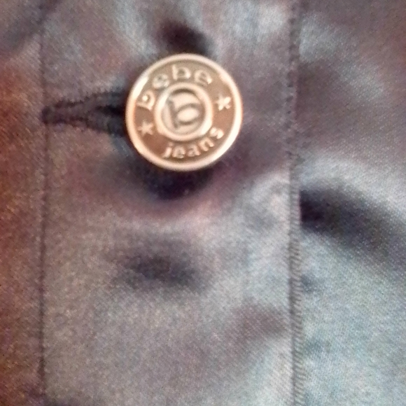 Bebe small black 100% polyester jacket, light weight.New item - Picture 5 of 8